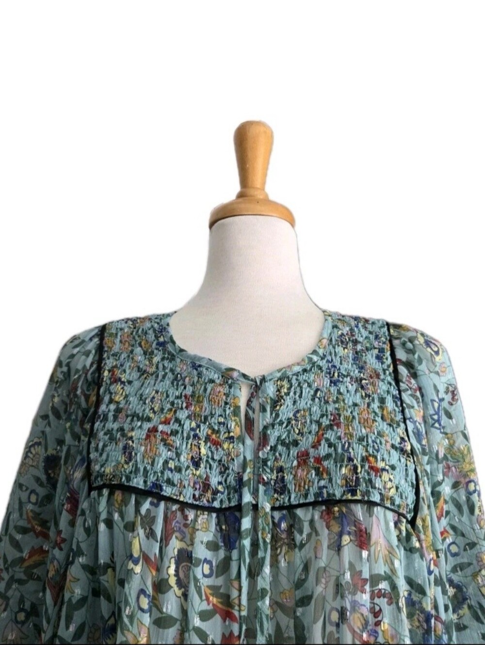 Free People Free Swinging Mini Dress Women's L Bohemian Beach - Picture 4 of 8